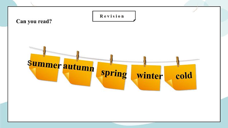 鲁科版五四制四上英语《Seasons》Unit 4 Lesson 4 Again,please.课件第7页