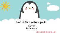 小学英语人教版 (PEP)五年级上册Unit 6 In a nature park Part B教学课件ppt