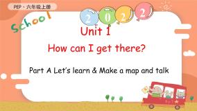 人教版 (PEP)六年级上册Unit 1 How can I get there? Part A完整版课件ppt