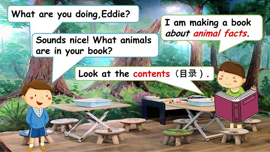 小學(xué)英語二年級(jí)上冊(cè)第四模塊第十一單元第四課時(shí)第3頁