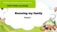 英语二年级上册Module 2 My family my friends and meUnit 5 That’s my family背景图课件ppt