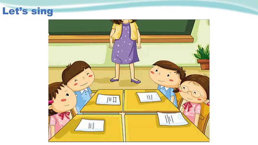 小學(xué)英語四年級第一模塊第一單元第一課時第2頁