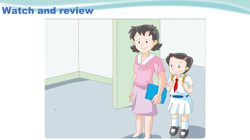 小學(xué)英語四年級第一模塊第一單元第一課時第7頁