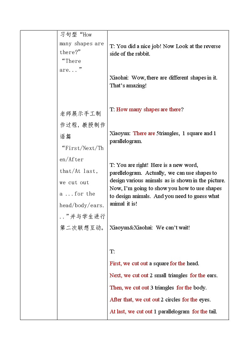 小学英语四年级第四模块第十一单元第四课时第3页