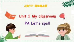 小学英语人教版 (PEP)四年级上册Unit 1 My classroom Part A课文ppt课件