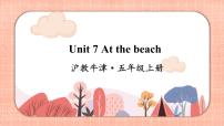 新版-牛津上海版五年级上册Unit 7 At the beach完整版ppt课件