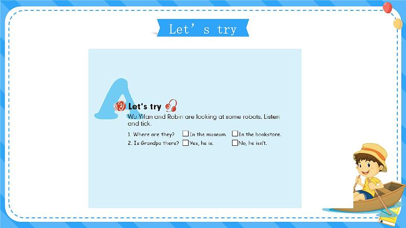 人教版英语六年级上册Unit1 How can I get there Part A 第一课时 课件+教案+练习+素材07