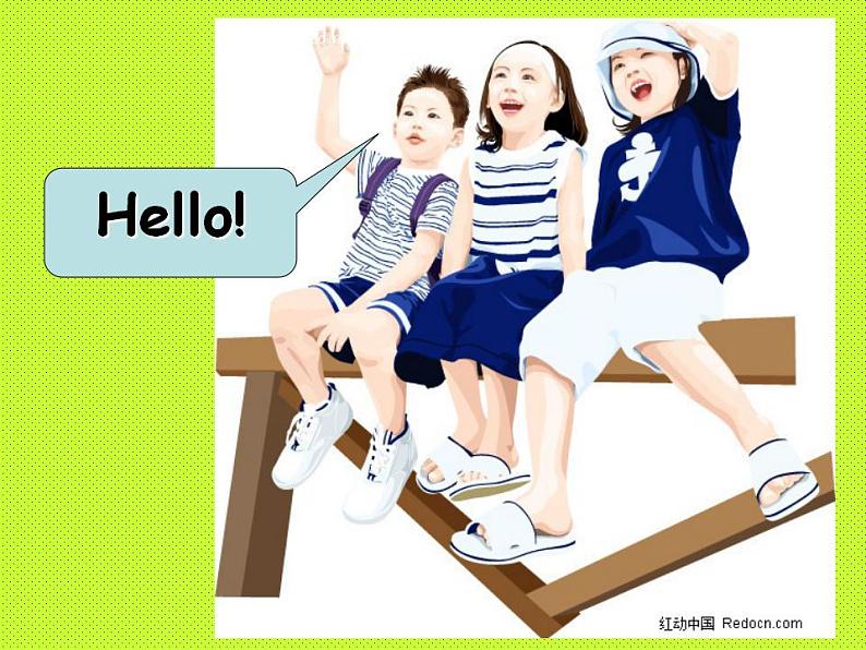 牛津译林版三年级英语上册-Unit 1 Hello(Letter time Song time Checkout time & Ticking time)(共10张)课件第3页