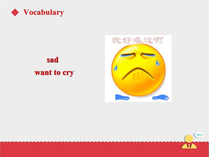 人教版新起点第六年级上册 Unit4 feelings课件-Lesson 1 (共19张PPT)第4页