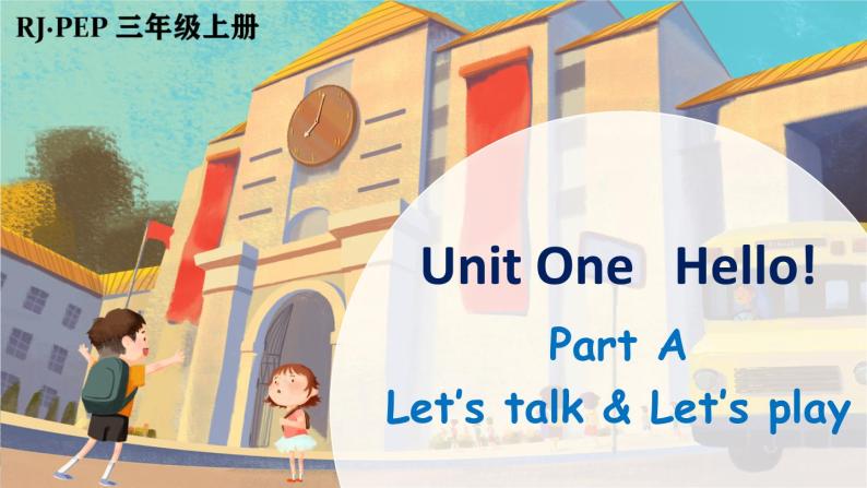 Unit 1 Hello!  Part A 第1课时  课件PPT+音视频素材01