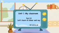 英语四年级上册Unit 1 My classroom Part B一等奖课件ppt