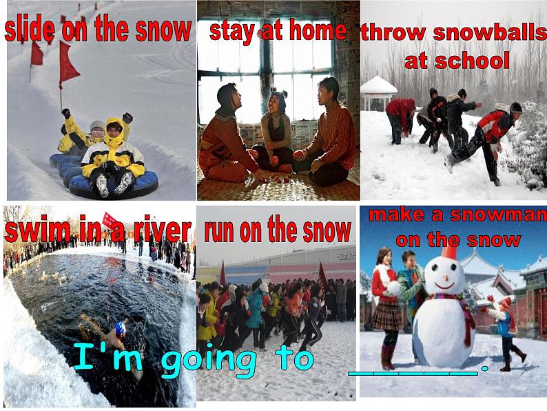 六年级英语上册课件-Unit 3 Lesson 14 Snow! It's Winter冀教版(共12张PPT)04