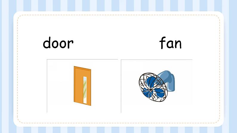Unit 1 My classroom Let's learn& colour and say(课件)人教PEP版英语四年级上册第3页