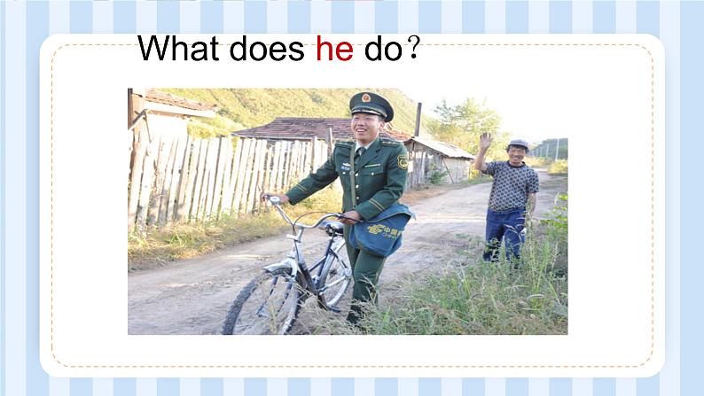 Unit 5 What does he do?(课件)人教PEP版英语六年级上册第5页
