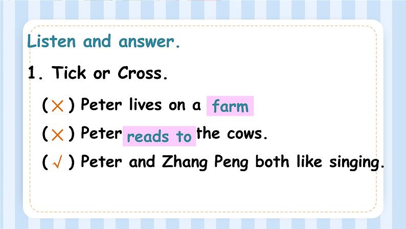 Unit 4 I have a pen pal(课件)人教PEP版英语六年级上册第7页