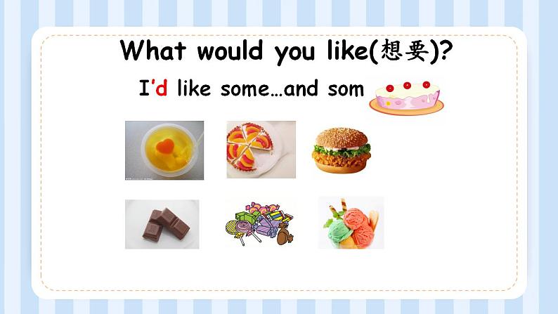Unit 3 Would you like to come to my birthday party? Lesson 15&16(课件)人教精通版英语六年级上册08