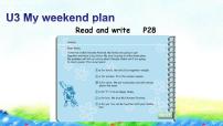 小学英语人教版 (PEP)六年级上册Unit 3 My weekend plan Part B优质课教学ppt课件