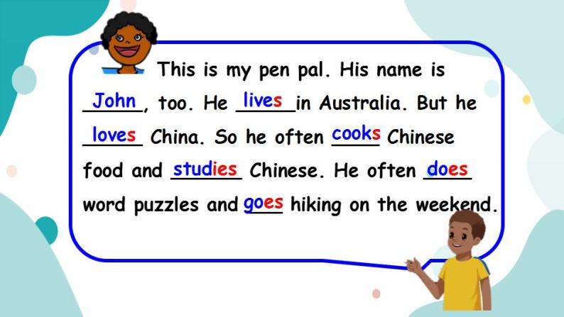 六年级上册英语课件+素材+教学思路-Unit 4 I have a pen pB Let's talk 人教PEP03