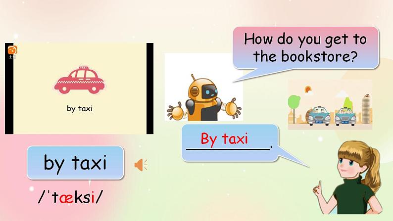 人教PEP版6上英语 Unit 2 Ways to go to school PA Let's learn 课件+教案+练习+音视频07