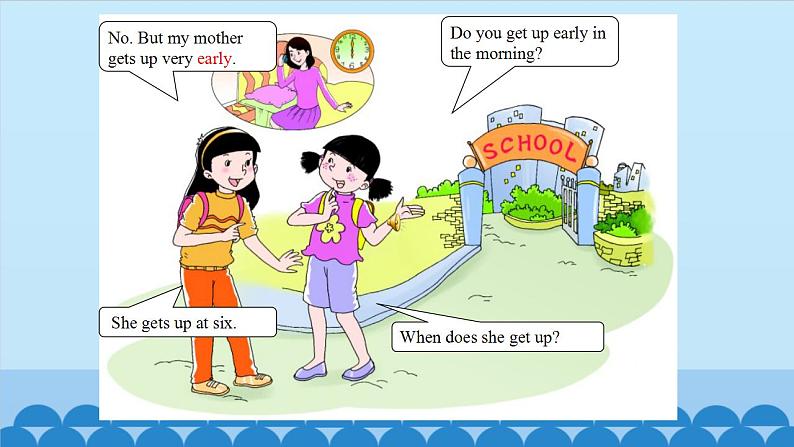 Unit 4 When Do You Have Classes? Period 3-4 陕旅版四年级上册英语课件04