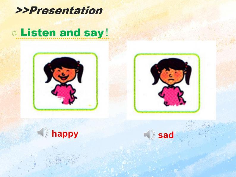 冀教版(一起)1上英语 Lesson12 Happy or Sad 课件+教案06