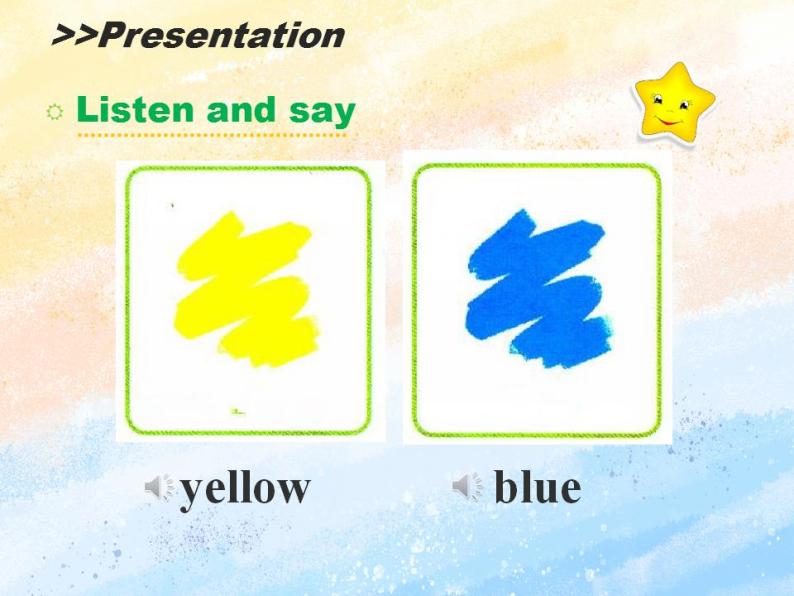 冀教版（一起）1上英语 Lesson20 Blue，Yellow 课件+教案06