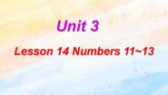 冀教版 (一年级起点)二年级上册Lesson 14 Numbers 11-13精品课件ppt