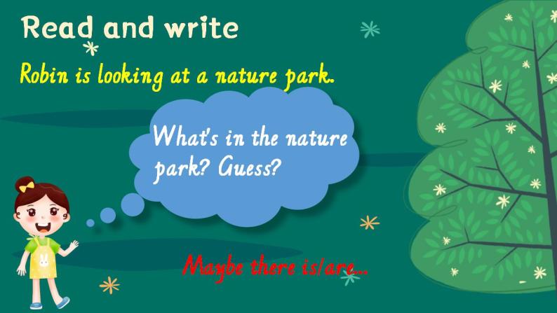 Unit 6 In a nature park Part B Read and write&C Story time 课件+教案+动画素材05