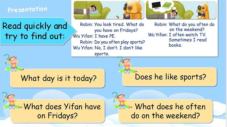 Unit 2 My week PB Read and write 课件+教案+动画素材06
