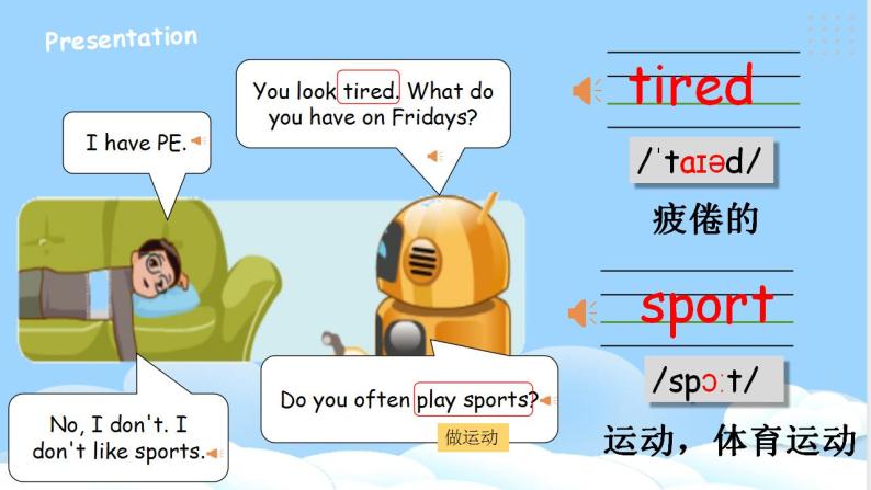 Unit 2 My week PB Read and write  课件+教案+动画素材08