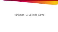 小学英语新世纪版四年级上册Unit 2 Hangman--A Spelling Game课文配套ppt课件