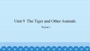 新世纪版四年级上册Unit 9 The Tiger and Other Animals背景图ppt课件