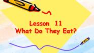 冀教版 (一年级起点)四年级上册Lesson 10 What Do They Eat?精品课件ppt