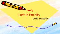 小学英语冀教版 (一年级起点)四年级上册Lesson 18 Lost in the City优质课件ppt