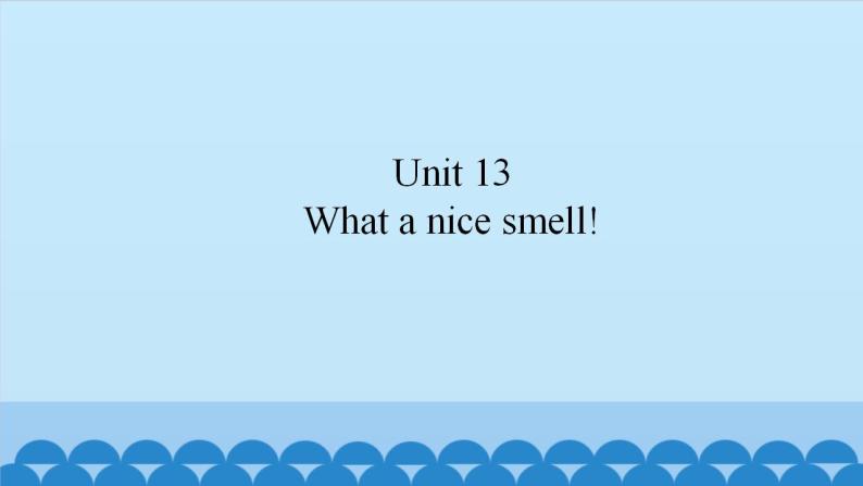 Unit 13 What a nice smell!（课件） 新世纪英语二年级上册01