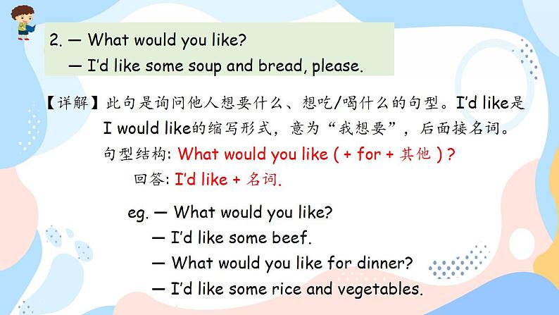 人教PEP版四上英语 Unit 5 Dinner's ready Part A 第1课时 课件+练习07