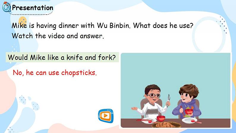 人教PEP版四上英语 Unit 5 Dinner's ready Part B 第1课时 课件+练习05