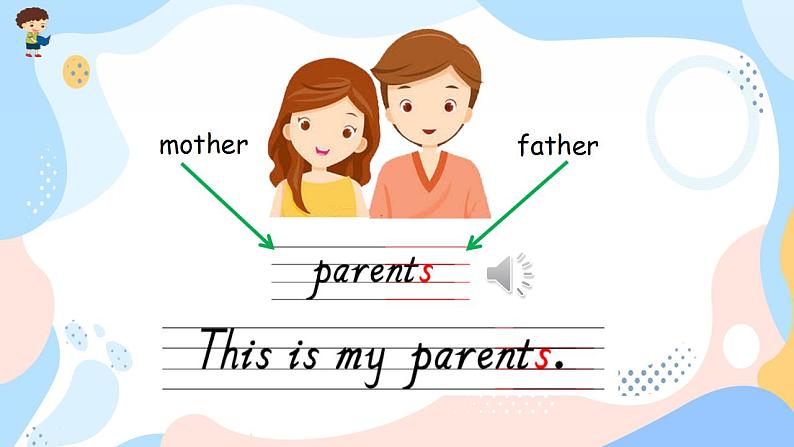 人教PEP版四上英语 Unit 6 Meet my family! Part A 第2课时 课件+练习06