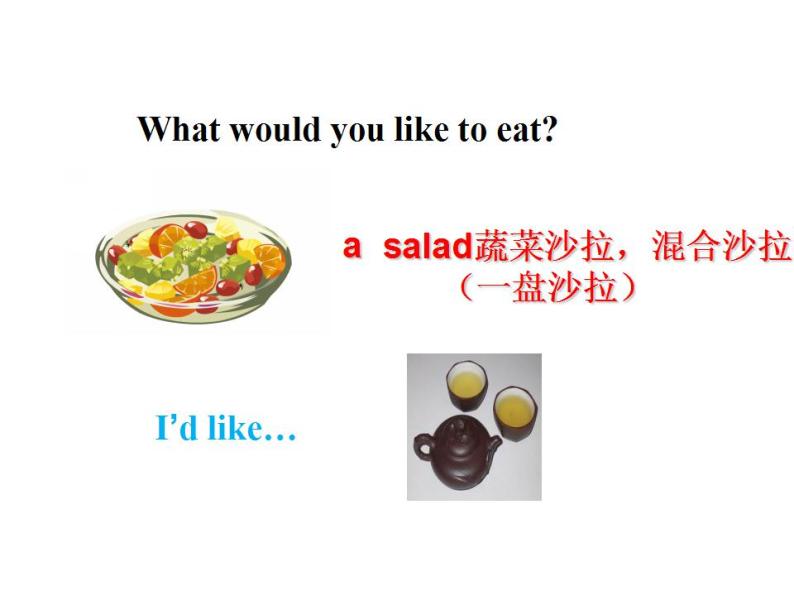 五年级上册英语课件-Unit 3 What would you like？ (共21张PPT)03