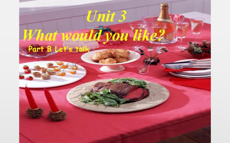 五年级上册英语课件-Unit 3 What would you like？Part B Let’s talk 人教PEP版(共17张PPT)01