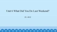 小学英语陕旅版六年级上册Unit 6 What did you do last weekend?多媒体教学课件ppt