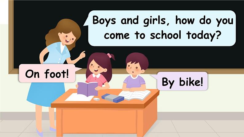 Unit 2 Ways to go to school Part A 第2课时(课件+音视频素材)03