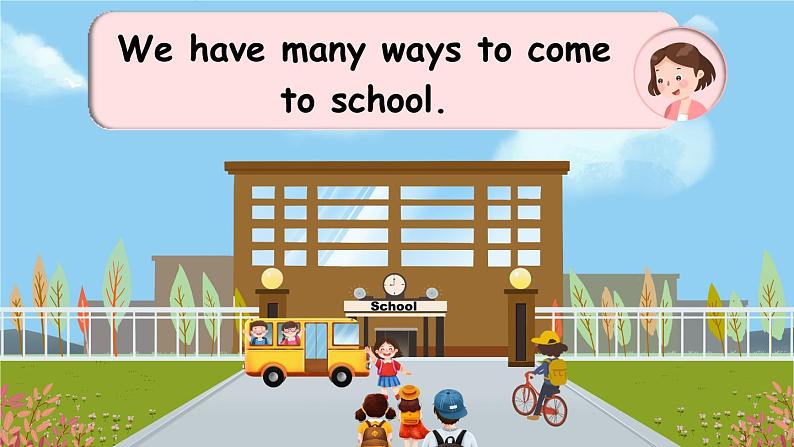 Unit 2 Ways to go to school Part A 第2课时(课件+音视频素材)04