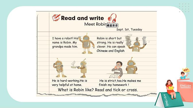 Unit 1 What's he like PB Read and write 课件PPT+教案+练习06