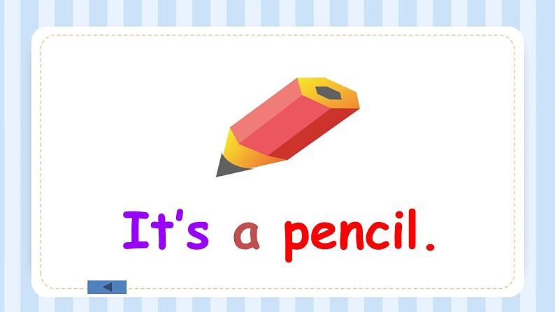Module 6 Unit 2 It’s my ruler.(课件)外研版(一起)英语一年级上册第4页