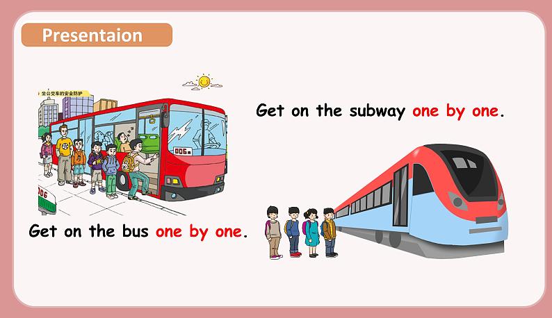 人教版六年级英语上册--Unit 2 Ways to go to school. Part B Let's try &Let's talk(课件+素材)07