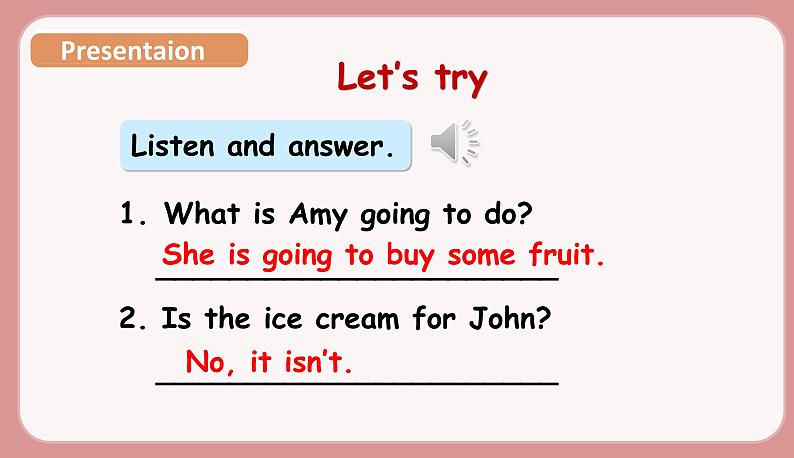 Part B Let 's try & Let 's talk第6页
