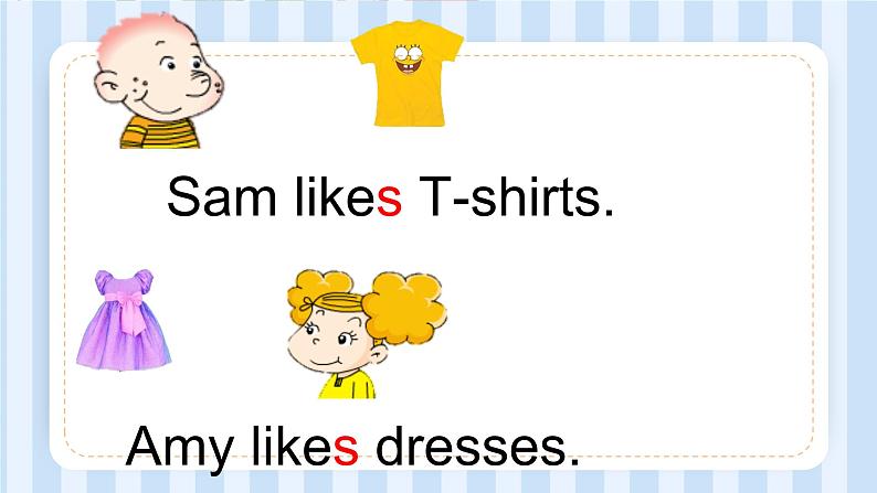Module 4 Unit 1 Sam likes T-shirts(课件)外研版(一起)英语二年级上册第5页