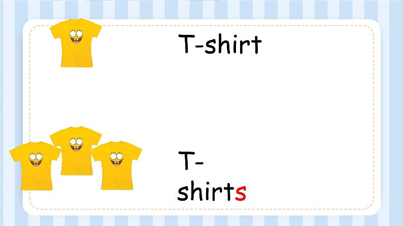 Module 4 Unit 1 Sam likes T-shirts(课件)外研版(一起)英语二年级上册第6页