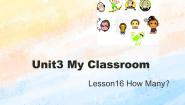 冀教版 (一年级起点)一年级上册Lesson 16 How Many?优质课课件ppt